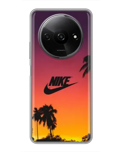 Чехол для Xiaomi Redmi A3x с картинкой «Nike на закате солнца» Чехол для Xiaomi Redmi A3x с картинкой «Nike на закате солнца»