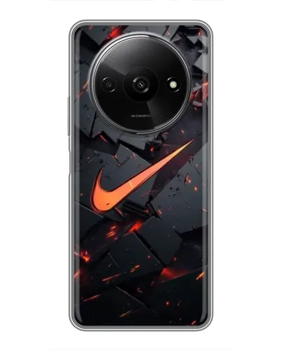 Чехол для Xiaomi Redmi A3x с картинкой «Nike — эффект разломов» Чехол для Xiaomi Redmi A3x с картинкой «Nike — эффект разломов»