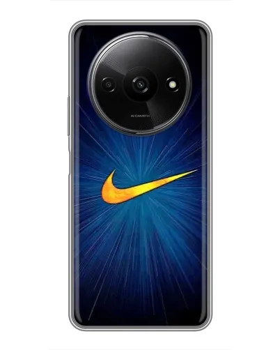 Чехол для Xiaomi Redmi A3x с картинкой «Синий пульс Nike» Чехол для Xiaomi Redmi A3x с картинкой «Синий пульс Nike»
