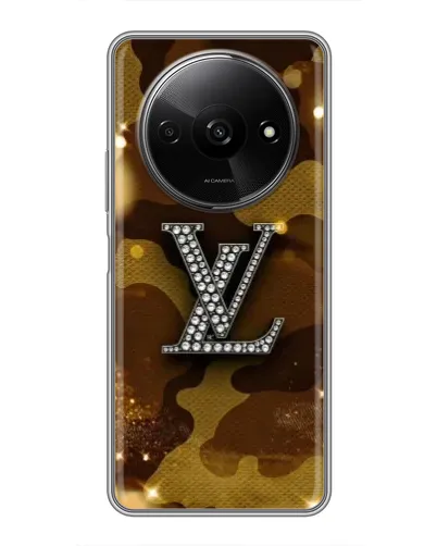 Чехол для Xiaomi Redmi A3x с картинкой «Камуфляжный Louis Vuitton»