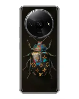 Чехол для Xiaomi Redmi A3x с картинкой «LV — мраморный принт»