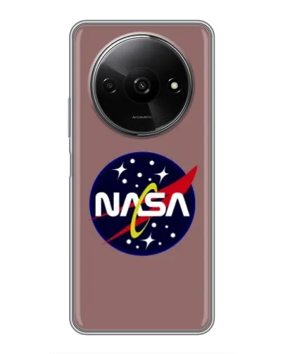 Чехол для Xiaomi Redmi A3x с картинкой «NASA — ретро космос»