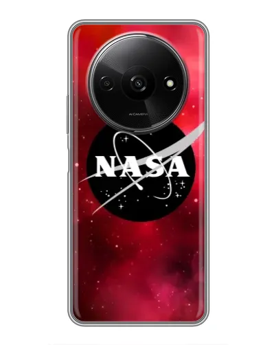 Чехол для Xiaomi Redmi A3x с картинкой «NASA — красная туманность»