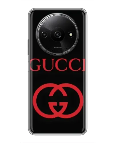 Чехол для Xiaomi Redmi A3x с картинкой «Gucci — красный логотип» Чехол для Xiaomi Redmi A3x с картинкой «Gucci — красный логотип»