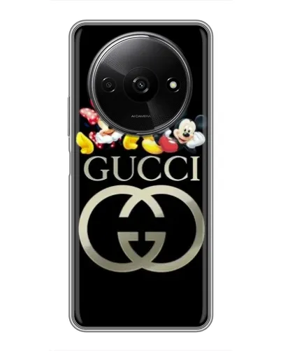 Чехол для Xiaomi Redmi A3x с картинкой «Gucci — герои Disney» Чехол для Xiaomi Redmi A3x с картинкой «Gucci — герои Disney»