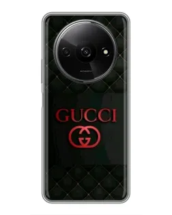 Чехол для Xiaomi Redmi A3x с картинкой «Gucci — стеганый черный»
