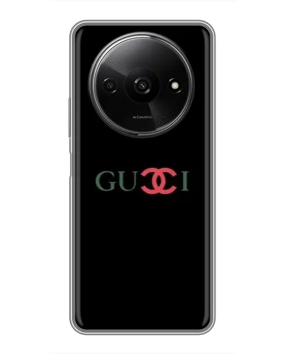 Чехол для Xiaomi Redmi A3x с картинкой «Gucci — красный градиент» Чехол для Xiaomi Redmi A3x с картинкой «Gucci — красный градиент»