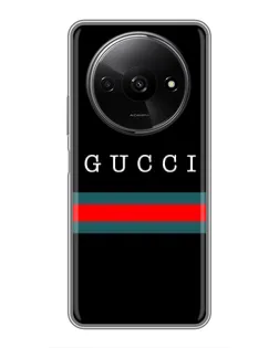 Чехол для Xiaomi Redmi A3x с картинкой «Gucci — красный пояс»