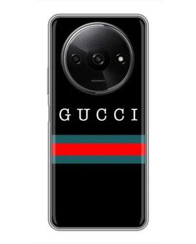 Чехол для Xiaomi Redmi A3x с картинкой «Gucci — красный пояс» Чехол для Xiaomi Redmi A3x с картинкой «Gucci — красный пояс»