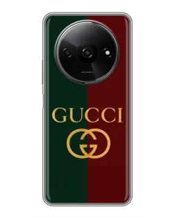 Чохол для Xiaomi Redmi A3x з картинкою «Gucci — темно-зелений градієнт»