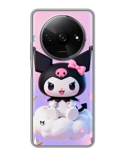 Чехол для Xiaomi Redmi A3x с картинкой «Рок-звезда Kuromi»
