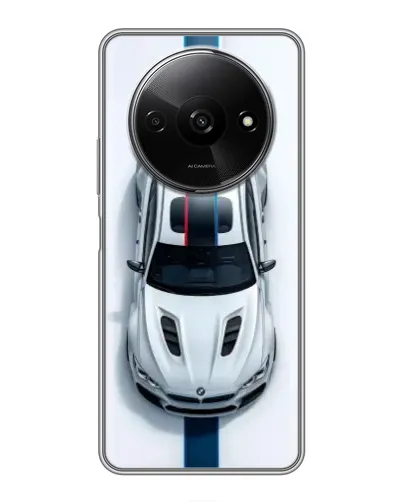 Чехол для Xiaomi Redmi A3x с картинкой «Вид сверху — BMW M»