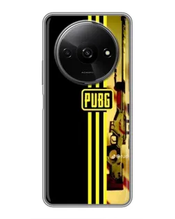 Чехол для Xiaomi Redmi A3x с картинкой «PUBG — камуфляжный шлем»
