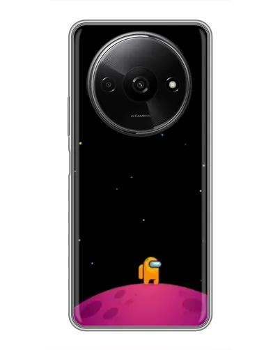 Чехол для Xiaomi Redmi A3x с картинкой «Одинокий герой на планете»
