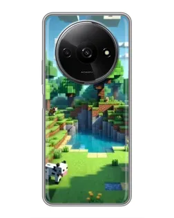 Чохол для Xiaomi Redmi A3x з картинкою «Minecraft літній день»
