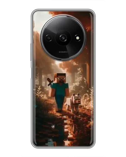 Чохол для Xiaomi Redmi A3x з картинкою «Стів у лісі»
