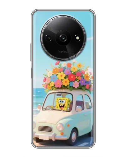 Чехол для Xiaomi Redmi A3x с картинкой «Автомобильное путешествие»