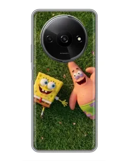Чехол для Xiaomi Redmi A3x с картинкой «Друзья на лужайке»