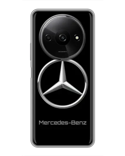 Чехол для Xiaomi Redmi A3x с картинкой «Mercedes Silver Logo»