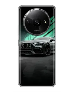 Чехол для Xiaomi Redmi A3x с картинкой «Темный Mercedes AMG»