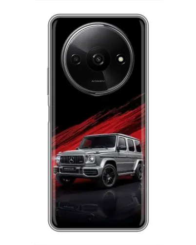 Чехол для Xiaomi Redmi A3x с картинкой «Mercedes G-Class красный»