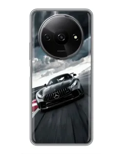 Чехол для Xiaomi Redmi A3x с картинкой «Гоночный Mercedes AMG»