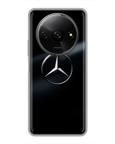 Чехол для Xiaomi Redmi A3x с картинкой «Mercedes на металле»