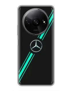 Чохол для Xiaomi Redmi A3x з картинкою «Спортивні лінії Mercedes»