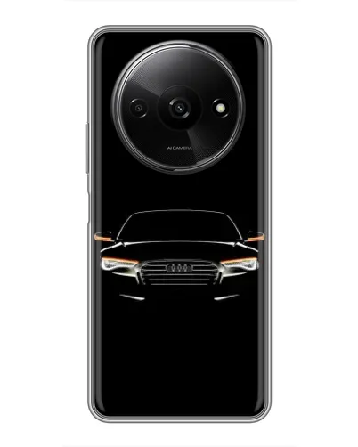 Чехол для Xiaomi Redmi A3x с картинкой «Audi — ночной контур»