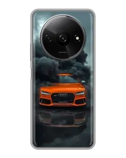 Чехол для Xiaomi Redmi A3x с картинкой «Audi в облаках дыма»