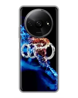 Чехол для Xiaomi Redmi A3x с картинкой «Энергия лого Audi»