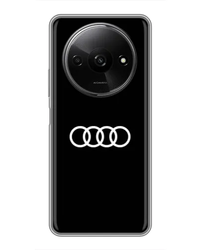 Чехол для Xiaomi Redmi A3x с картинкой «Audi White Logo»