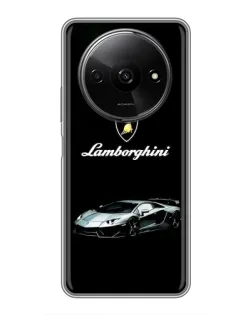 Чехол для Xiaomi Redmi A3x с картинкой «Логотип Lamborghini классика»
