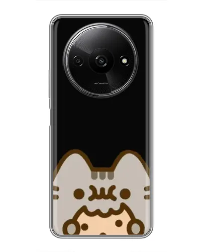 Чехол для Xiaomi Redmi A3x с картинкой «Пушин на черном»