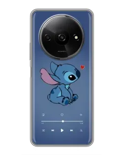 Чехол для Xiaomi Redmi A3x с картинкой «Музыкальный Stitch»
