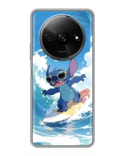 Чехол для Xiaomi Redmi A3x с картинкой «Стич на волне»