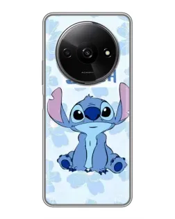 Чехол для Xiaomi Redmi A3x с картинкой «Stitch среди цветов»