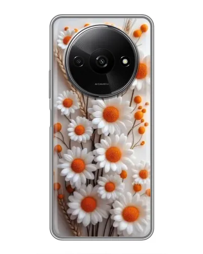 Чехол для Xiaomi Redmi A3x с картинкой «Белые сухоцветы» Чехол для Xiaomi Redmi A3x с картинкой «Белые сухоцветы»