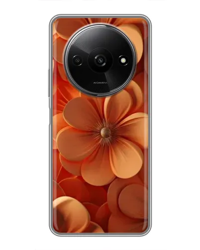 Чехол для Xiaomi Redmi A3x с картинкой «Оранжевый макро цветок» Чехол для Xiaomi Redmi A3x с картинкой «Оранжевый макро цветок»