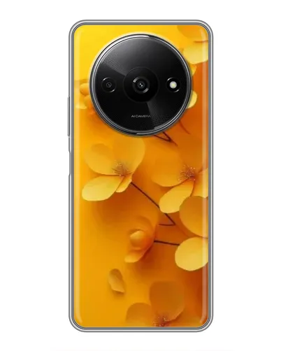 Чехол для Xiaomi Redmi A3x с картинкой «Золотые лепестки» Чехол для Xiaomi Redmi A3x с картинкой «Золотые лепестки»