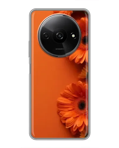 Чехол для Xiaomi Redmi A3x с картинкой «Оранжевые герберы» Чехол для Xiaomi Redmi A3x с картинкой «Оранжевые герберы»