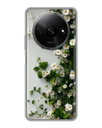 Чехол для Xiaomi Redmi A3x с картинкой «Ветка мелких белых цветов» Чехол для Xiaomi Redmi A3x с картинкой «Ветка мелких белых цветов»