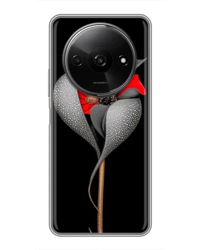 Чехол для Xiaomi Redmi A3x с картинкой «Серебряный фантазийный цветок» Чехол для Xiaomi Redmi A3x с картинкой «Серебряный фантазийный цветок»