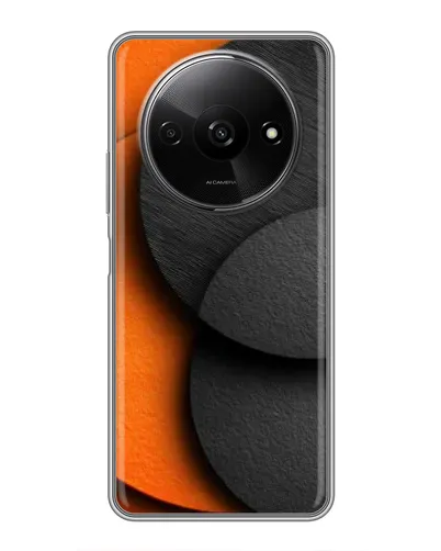 Чехол для Xiaomi Redmi A3x с картинкой «Геометрия оранжевых кругов» Чехол для Xiaomi Redmi A3x с картинкой «Геометрия оранжевых кругов»
