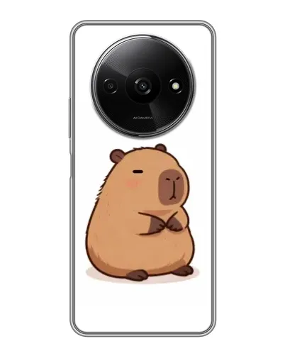 Чехол для Xiaomi Redmi A3x с картинкой «Толстенькая капибара»