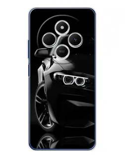 Чехол для Xiaomi Redmi A4 5G с картинкой «Черная BMW — профиль» Чехол для Xiaomi Redmi A4 5G с картинкой «Черная BMW — профиль»