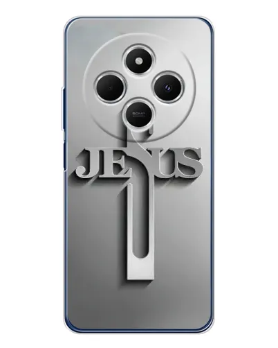 Чохол для Xiaomi Redmi A4 5G з картинкою «Металевий хрест Jesus» Чохол для Xiaomi Redmi A4 5G з картинкою «Металевий хрест Jesus»