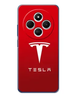 Чехол для Xiaomi Redmi A4 5G с картинкой «Tesla Red Classic»