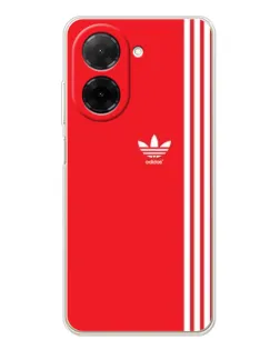Чехол для Xiaomi Redmi A5 (EU) с картинкой «Красный минимализм Adidas»