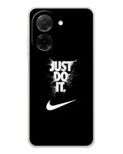 Чехол для Xiaomi Redmi A5 (EU) с картинкой «Текстовый принт Nike»
